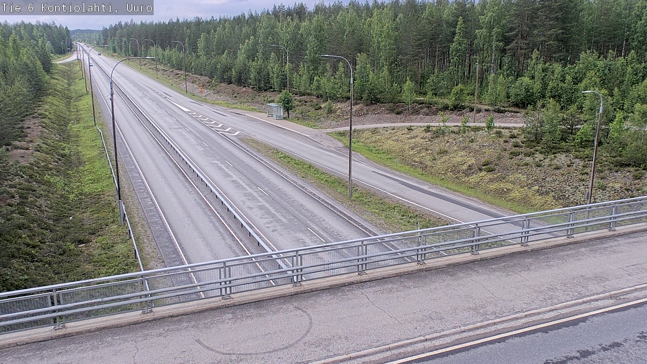 Weather Camera Image Väg 6 Kontiolax, Uuro, Kontiolahti, Pohjois-Karjala