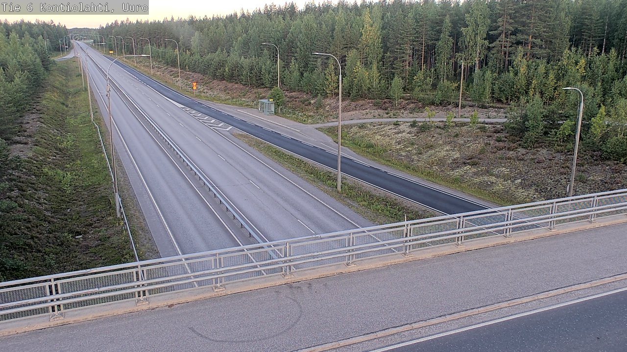 Kelikamerat Kuva Tie 6 Kontiolahti, Uuro, Kontiolahti, Pohjois-Karjala