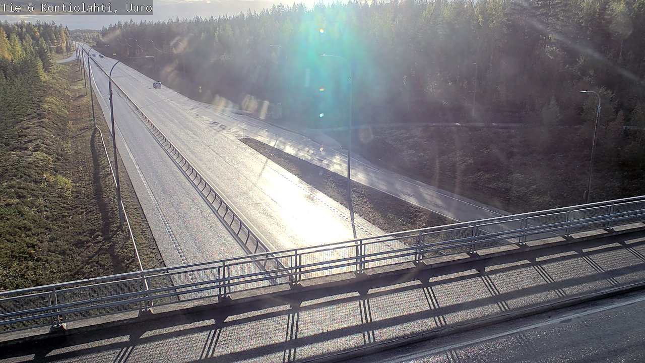 Weather Camera Image Väg 6 Kontiolax, Uuro, Kontiolahti, Pohjois-Karjala