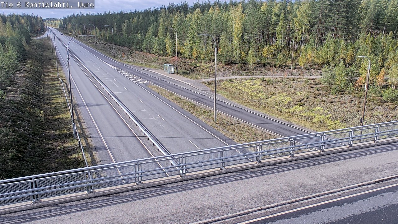 Kelikamerat Kuva Tie 6 Kontiolahti, Uuro, Kontiolahti, Pohjois-Karjala