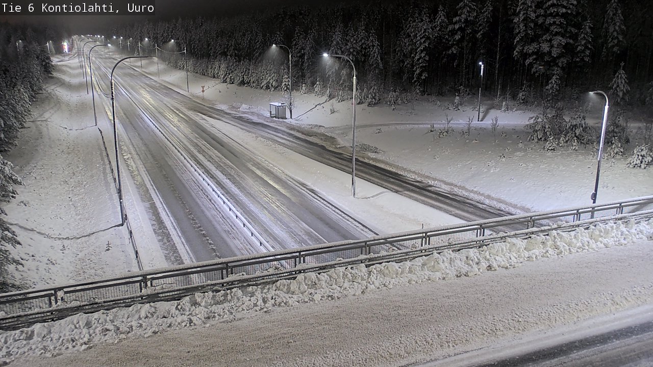 Weather Camera Image Väg 6 Kontiolax, Uuro, Kontiolahti, Pohjois-Karjala