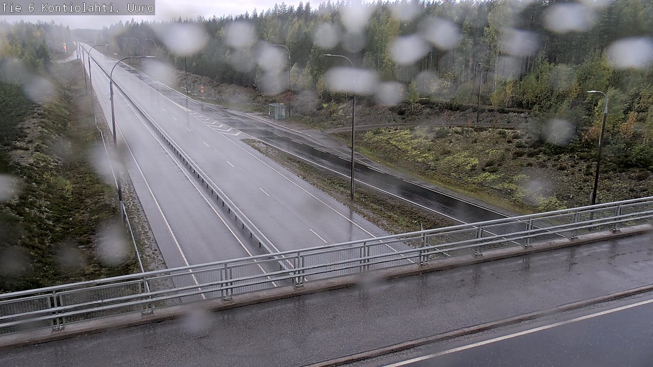 Weather Camera Image Väg 6 Kontiolax, Uuro, Kontiolahti, Pohjois-Karjala