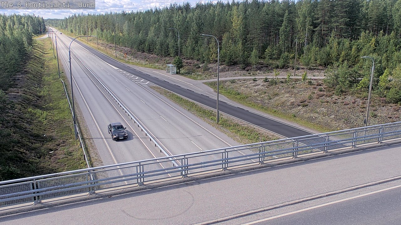 Kelikamerat Kuva Tie 6 Kontiolahti, Uuro, Kontiolahti, Pohjois-Karjala
