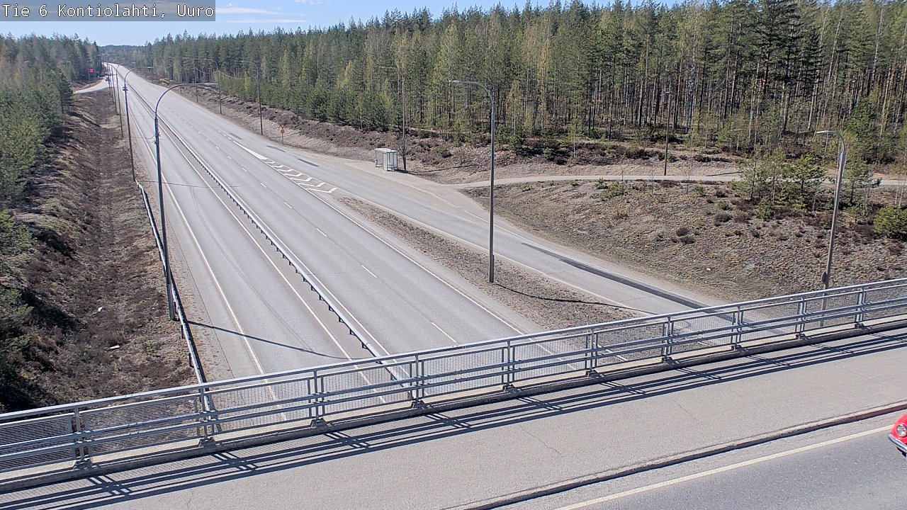 Kelikamerat Kuva Tie 6 Kontiolahti, Uuro, Kontiolahti, Pohjois-Karjala