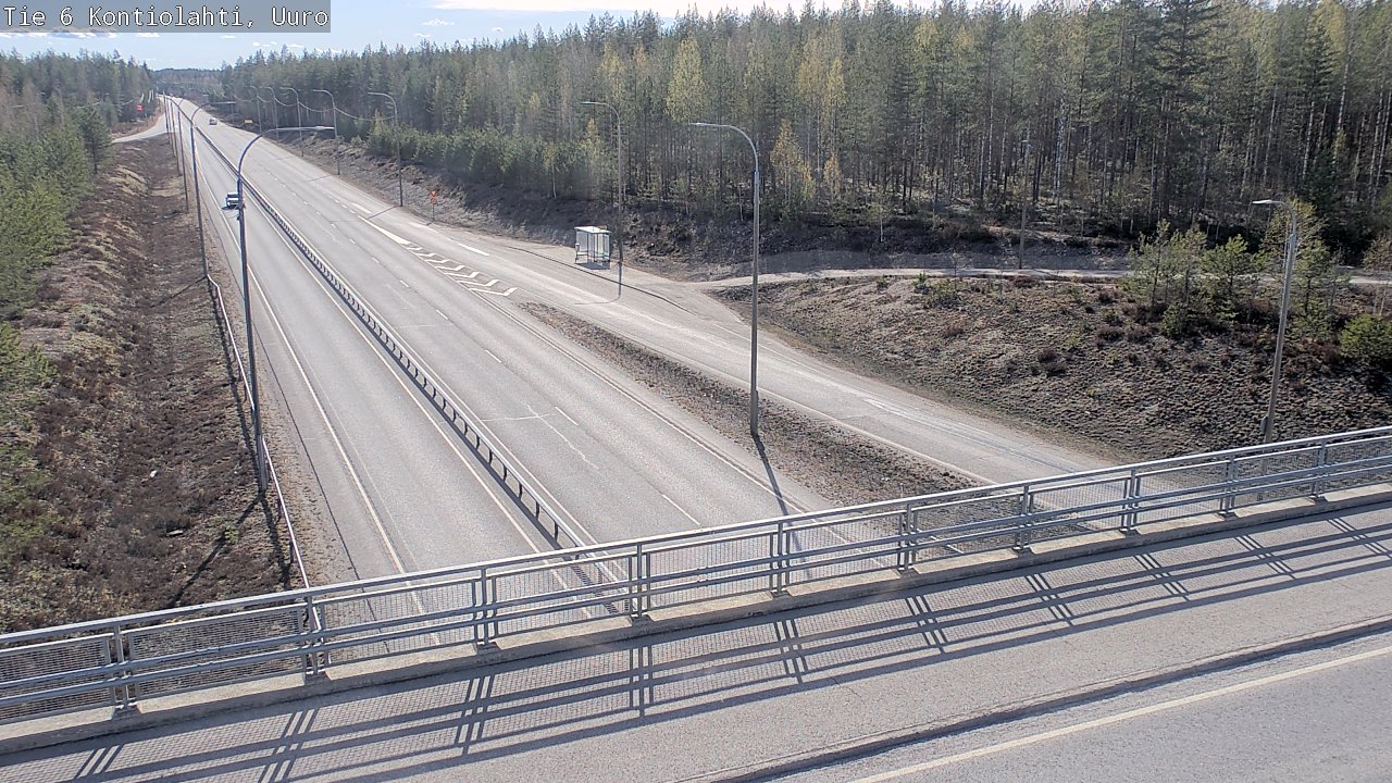 Kelikamerat Kuva Tie 6 Kontiolahti, Uuro, Kontiolahti, Pohjois-Karjala