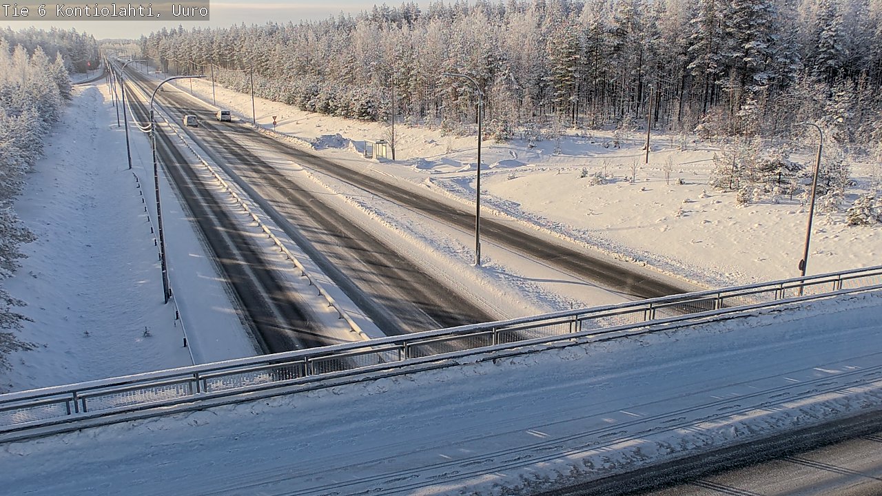 Weather Camera Image Väg 6 Kontiolax, Uuro, Kontiolahti, Pohjois-Karjala