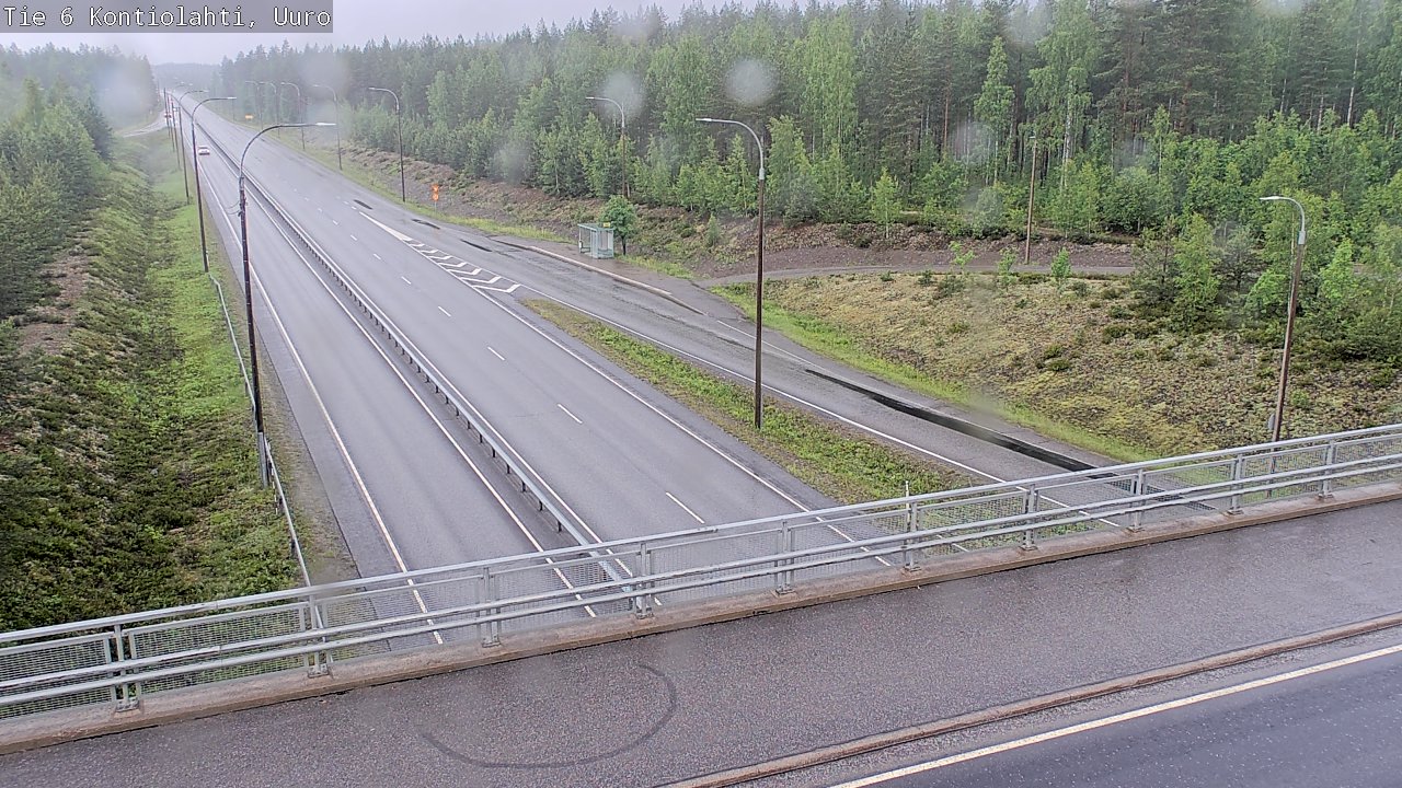 Weather Camera Image Väg 6 Kontiolax, Uuro, Kontiolahti, Pohjois-Karjala