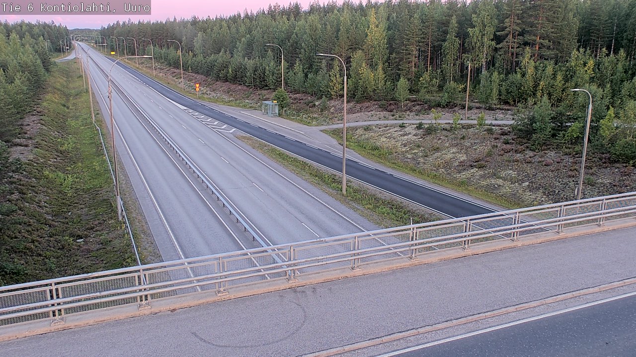 Kelikamerat Kuva Tie 6 Kontiolahti, Uuro, Kontiolahti, Pohjois-Karjala