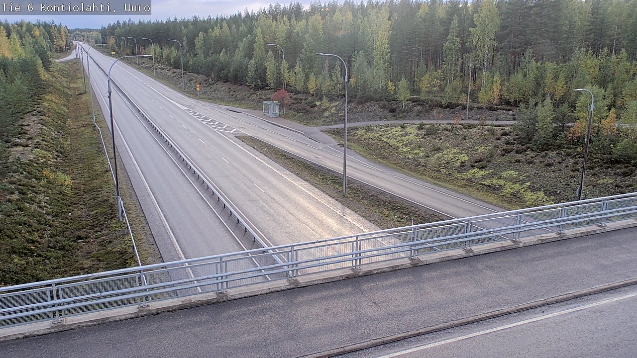 Weather Camera Image Väg 6 Kontiolax, Uuro, Kontiolahti, Pohjois-Karjala