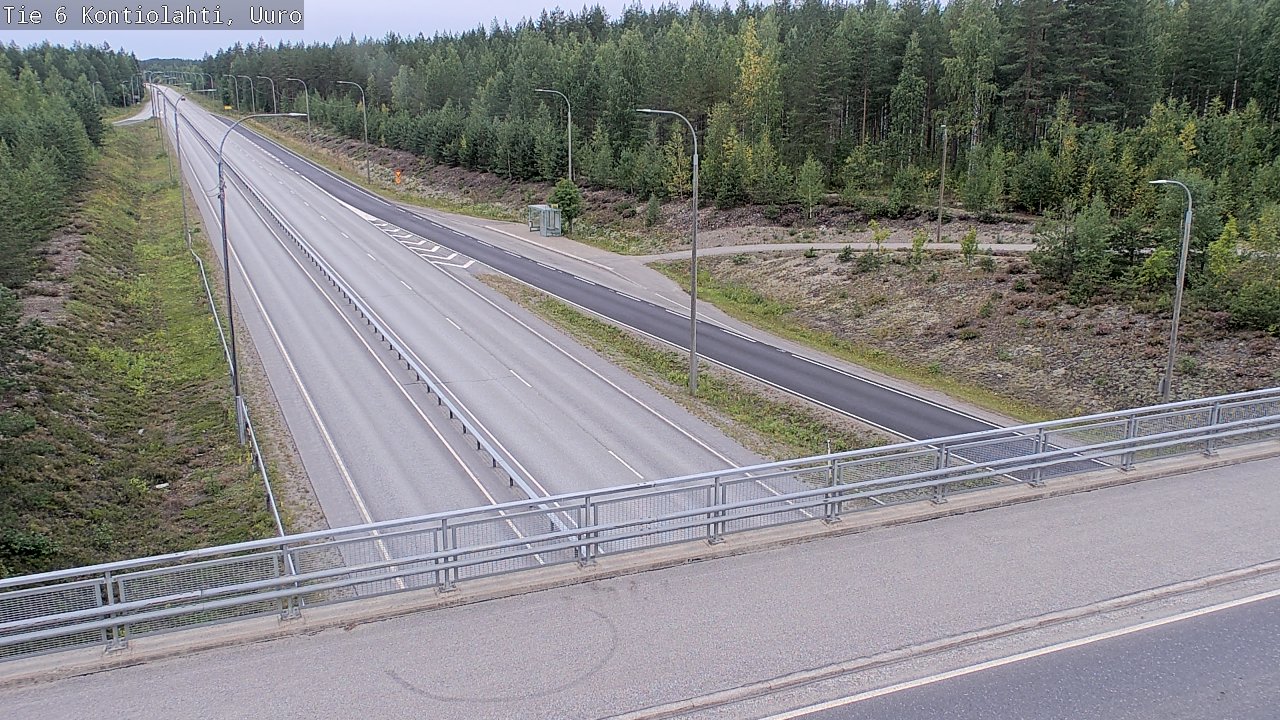Weather Camera Image Väg 6 Kontiolax, Uuro, Kontiolahti, Pohjois-Karjala