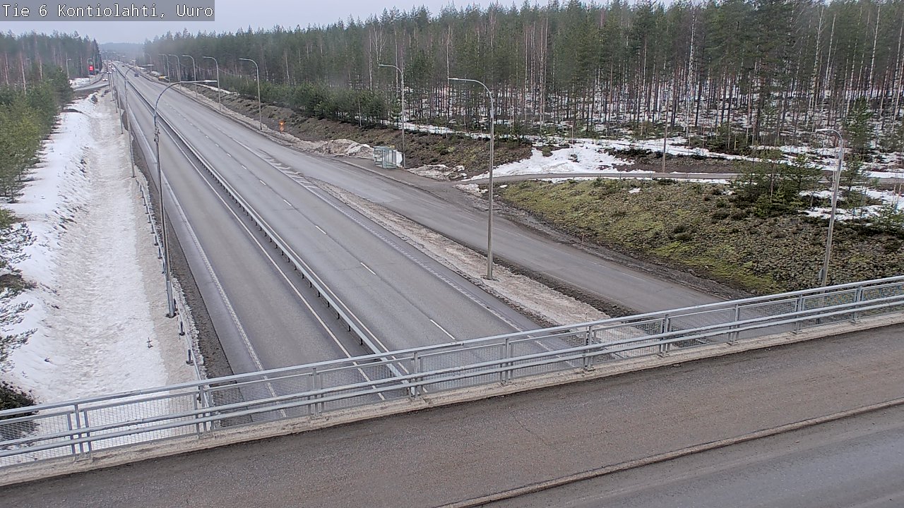 Weather Camera Image Väg 6 Kontiolax, Uuro, Kontiolahti, Pohjois-Karjala
