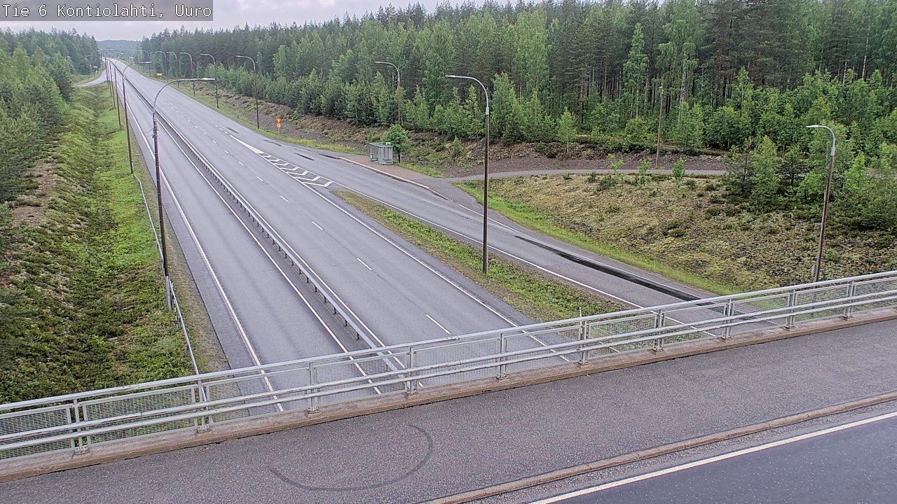 Kelikamerat Kuva Tie 6 Kontiolahti, Uuro, Kontiolahti, Pohjois-Karjala