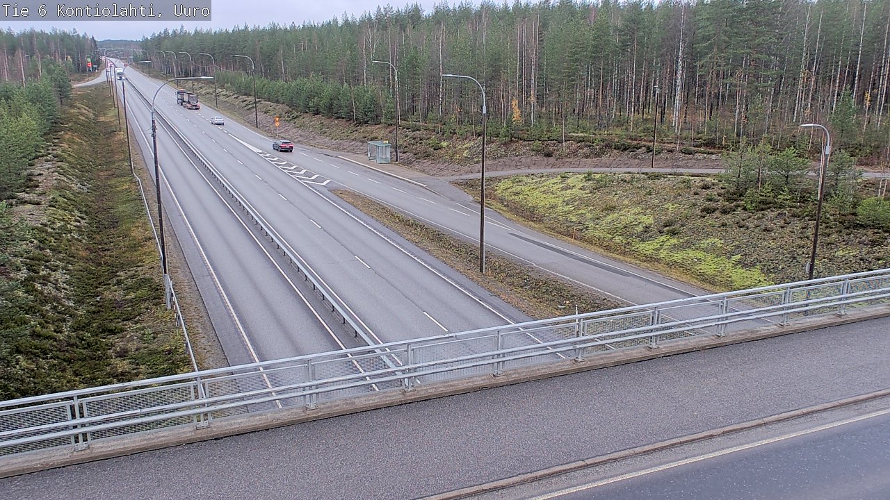 Kelikamerat Kuva Tie 6 Kontiolahti, Uuro, Kontiolahti, Pohjois-Karjala