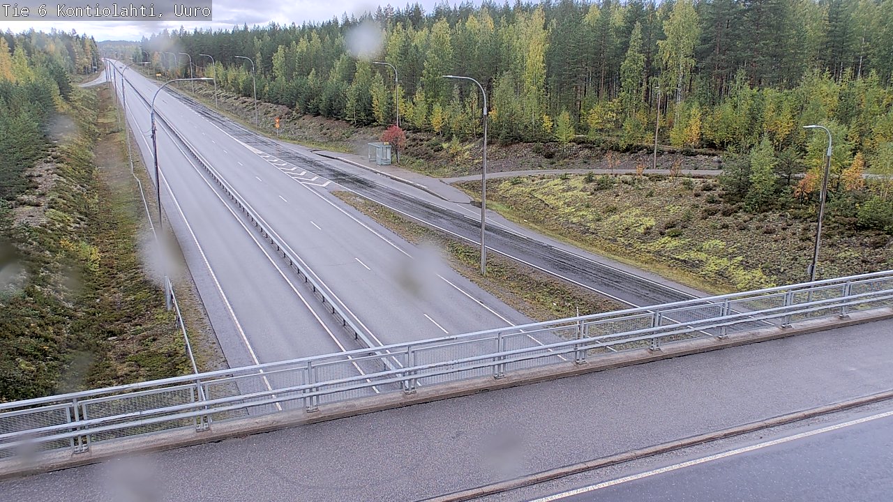 Weather Camera Image Väg 6 Kontiolax, Uuro, Kontiolahti, Pohjois-Karjala