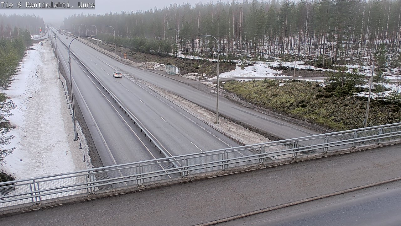 Kelikamerat Kuva Tie 6 Kontiolahti, Uuro, Kontiolahti, Pohjois-Karjala