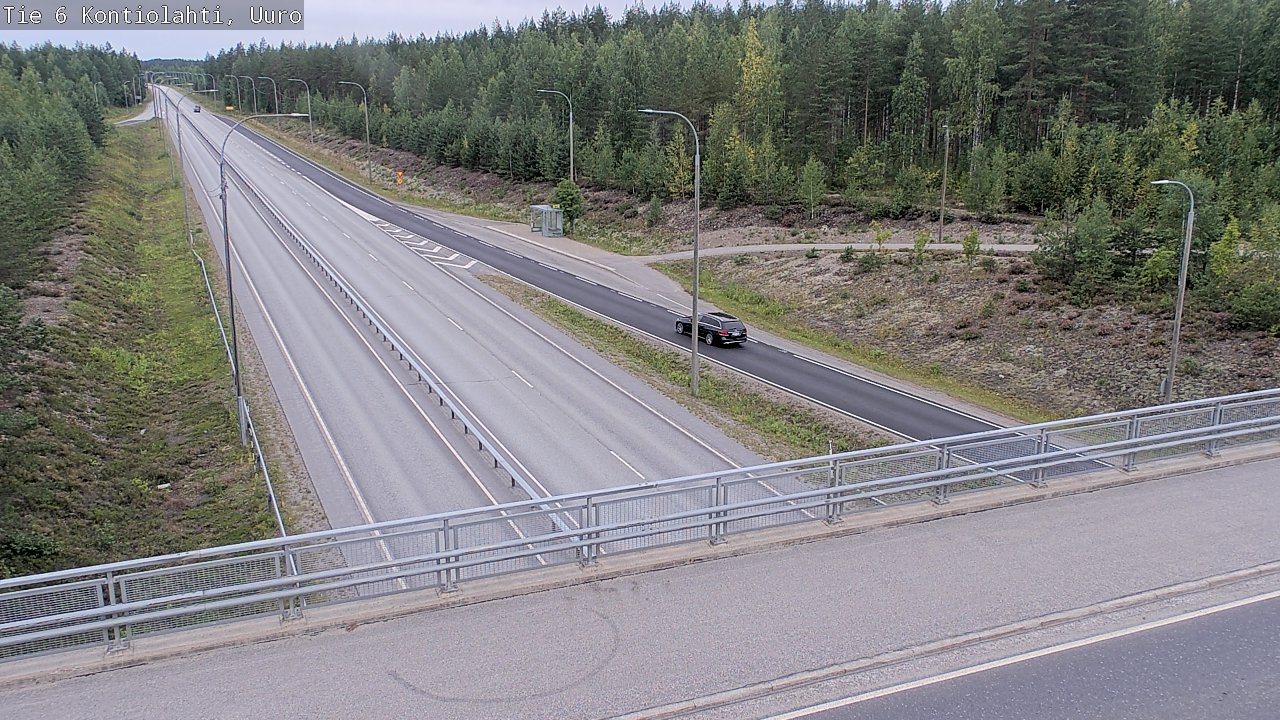 Weather Camera Image Väg 6 Kontiolax, Uuro, Kontiolahti, Pohjois-Karjala