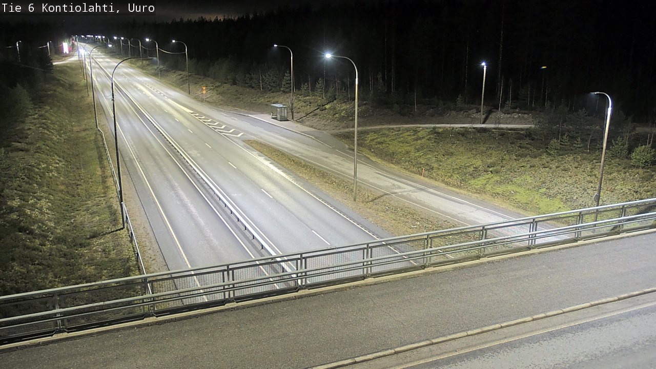 Weather Camera Image Väg 6 Kontiolax, Uuro, Kontiolahti, Pohjois-Karjala