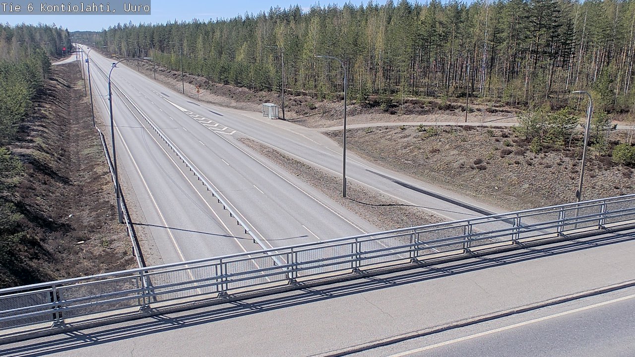 Kelikamerat Kuva Tie 6 Kontiolahti, Uuro, Kontiolahti, Pohjois-Karjala