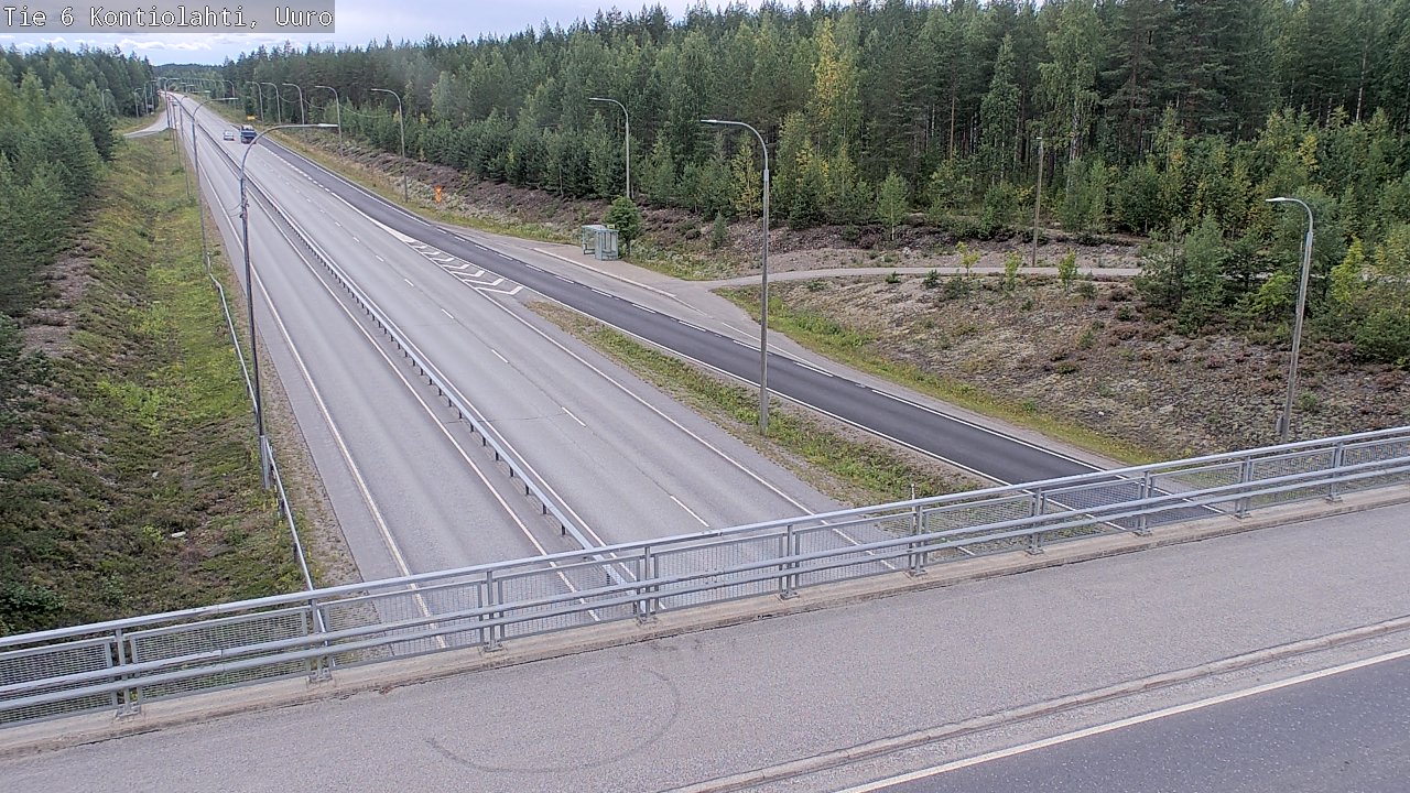 Weather Camera Image Väg 6 Kontiolax, Uuro, Kontiolahti, Pohjois-Karjala