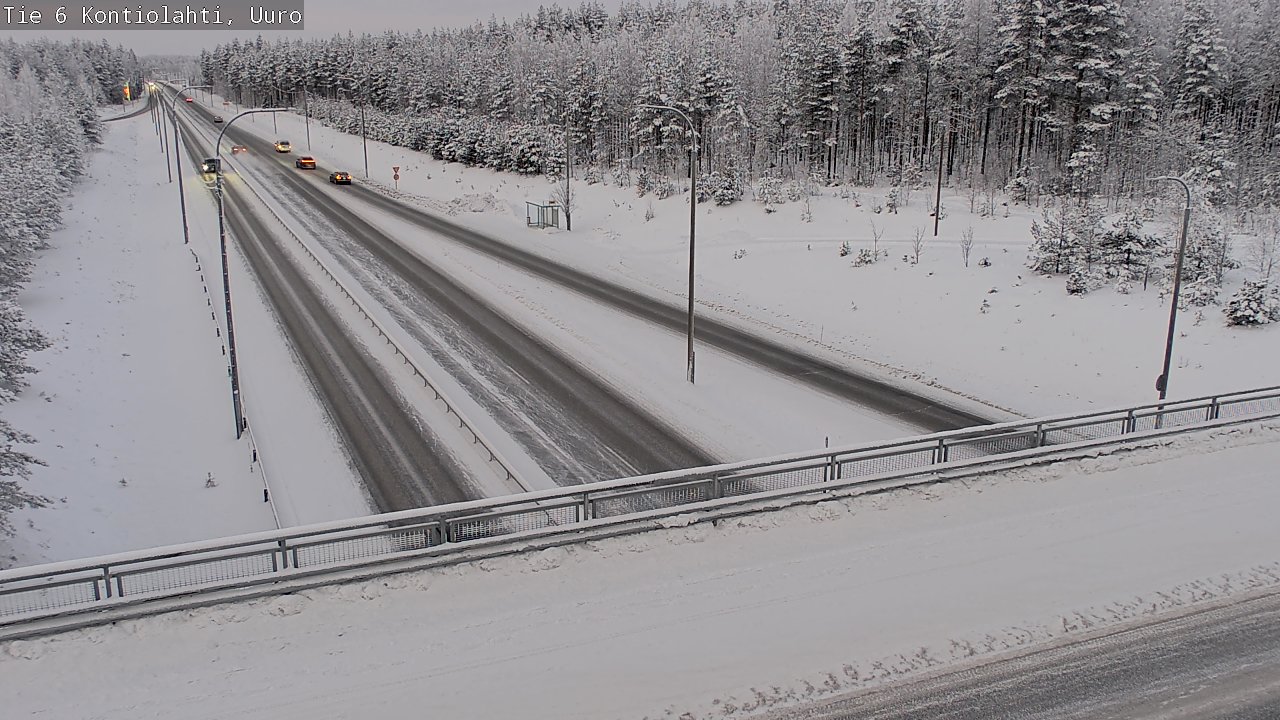 Kelikamerat Kuva Tie 6 Kontiolahti, Uuro, Kontiolahti, Pohjois-Karjala