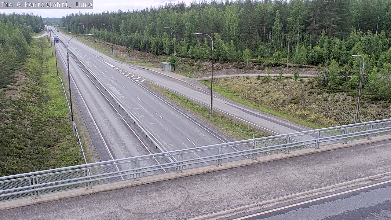 Weather Camera Image Väg 6 Kontiolax, Uuro, Kontiolahti, Pohjois-Karjala