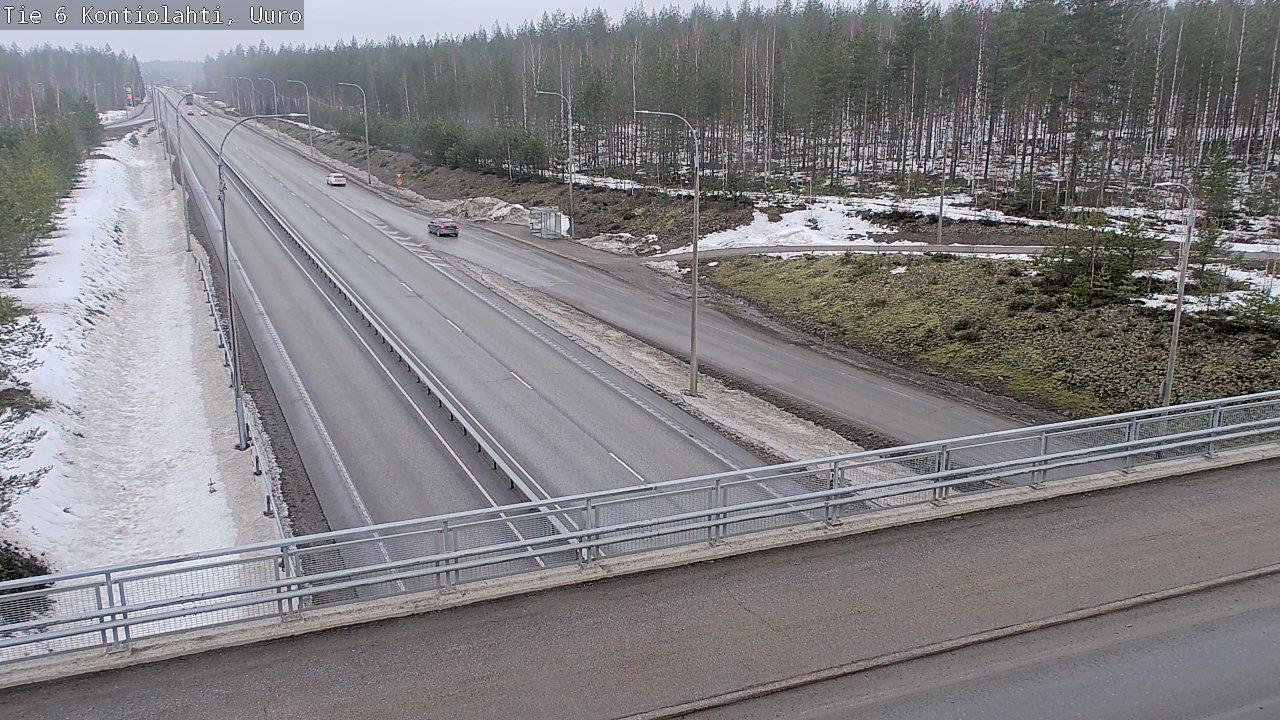 Weather Camera Image Väg 6 Kontiolax, Uuro, Kontiolahti, Pohjois-Karjala