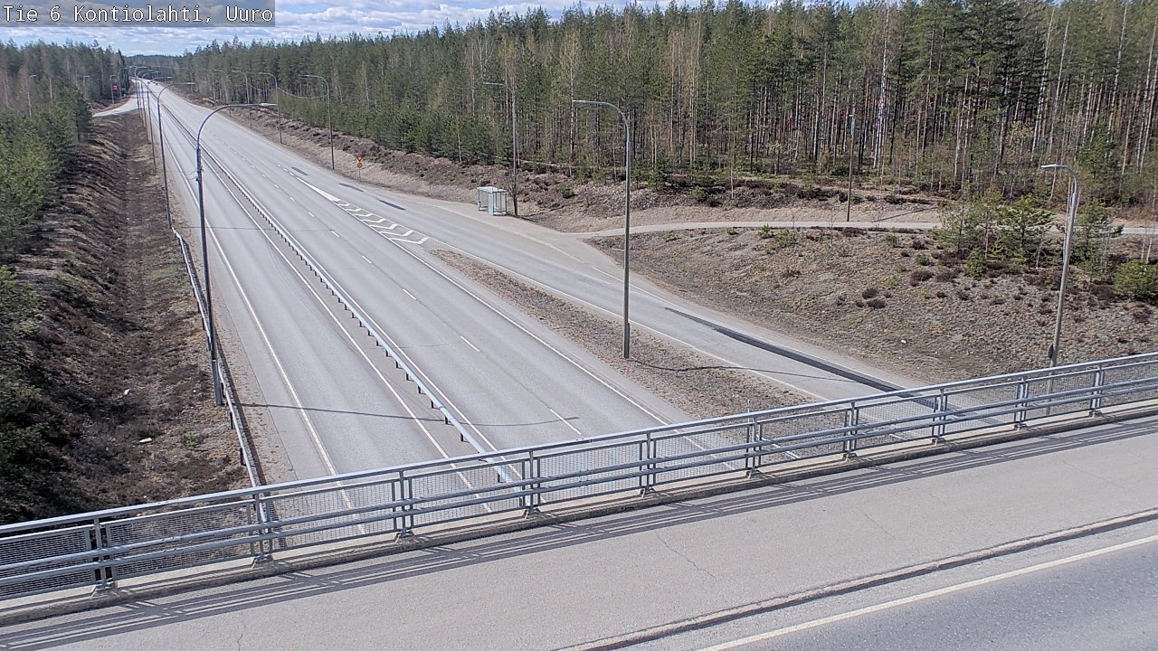 Kelikamerat Kuva Tie 6 Kontiolahti, Uuro, Kontiolahti, Pohjois-Karjala