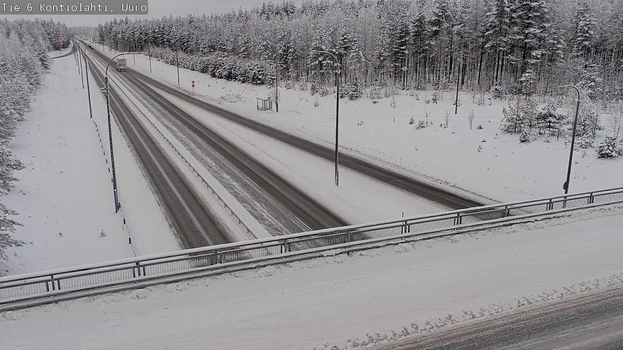 Weather Camera Image Road 6 Kontiolahti, Uuro, Kontiolahti, Pohjois-Karjala