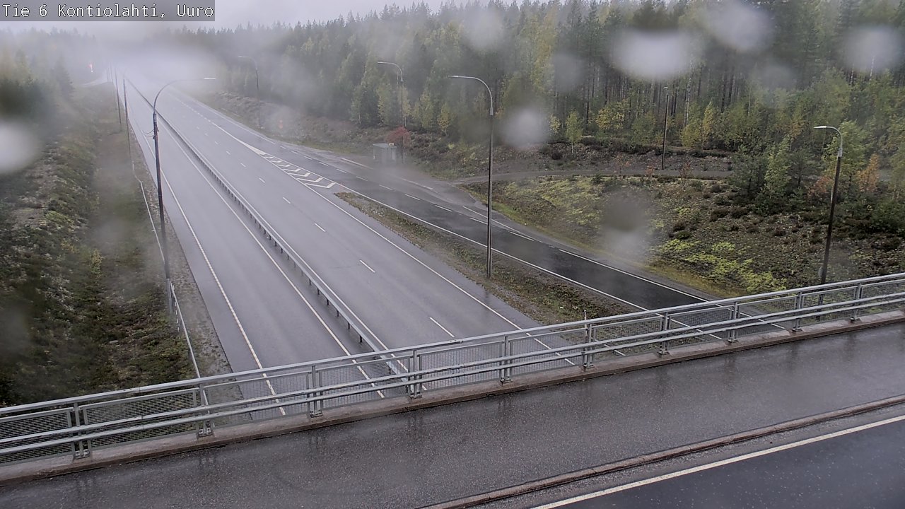 Weather Camera Image Väg 6 Kontiolax, Uuro, Kontiolahti, Pohjois-Karjala