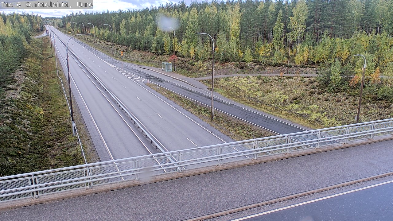 Weather Camera Image Väg 6 Kontiolax, Uuro, Kontiolahti, Pohjois-Karjala