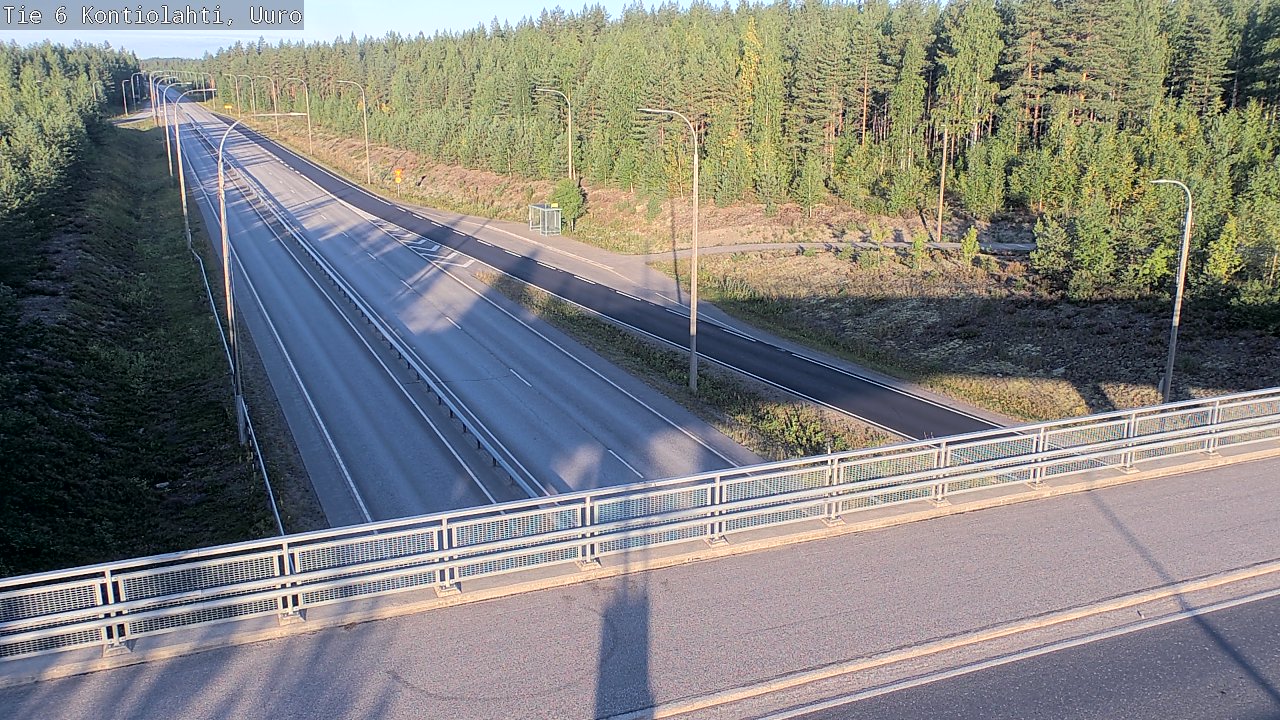 Kelikamerat Kuva Tie 6 Kontiolahti, Uuro, Kontiolahti, Pohjois-Karjala
