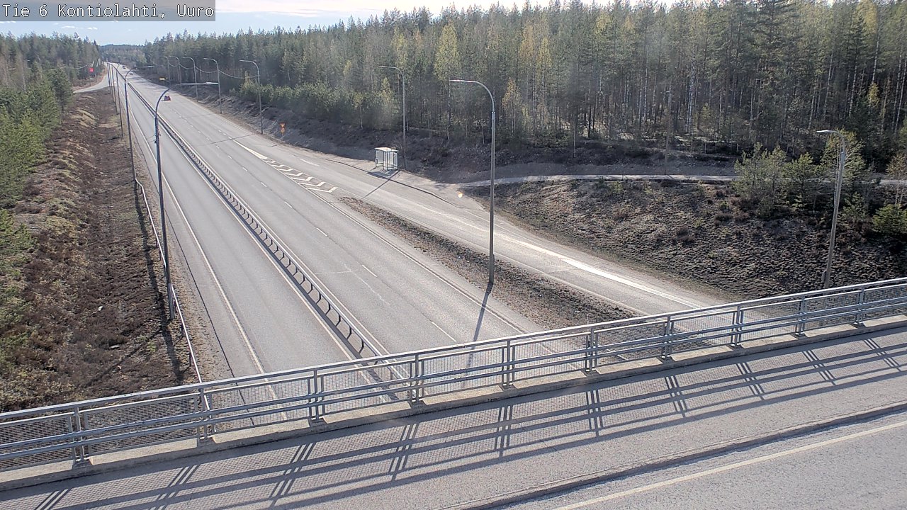 Kelikamerat Kuva Tie 6 Kontiolahti, Uuro, Kontiolahti, Pohjois-Karjala