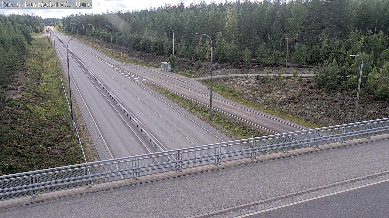 Kelikamerat Kuva Tie 6 Kontiolahti, Uuro, Kontiolahti, Pohjois-Karjala