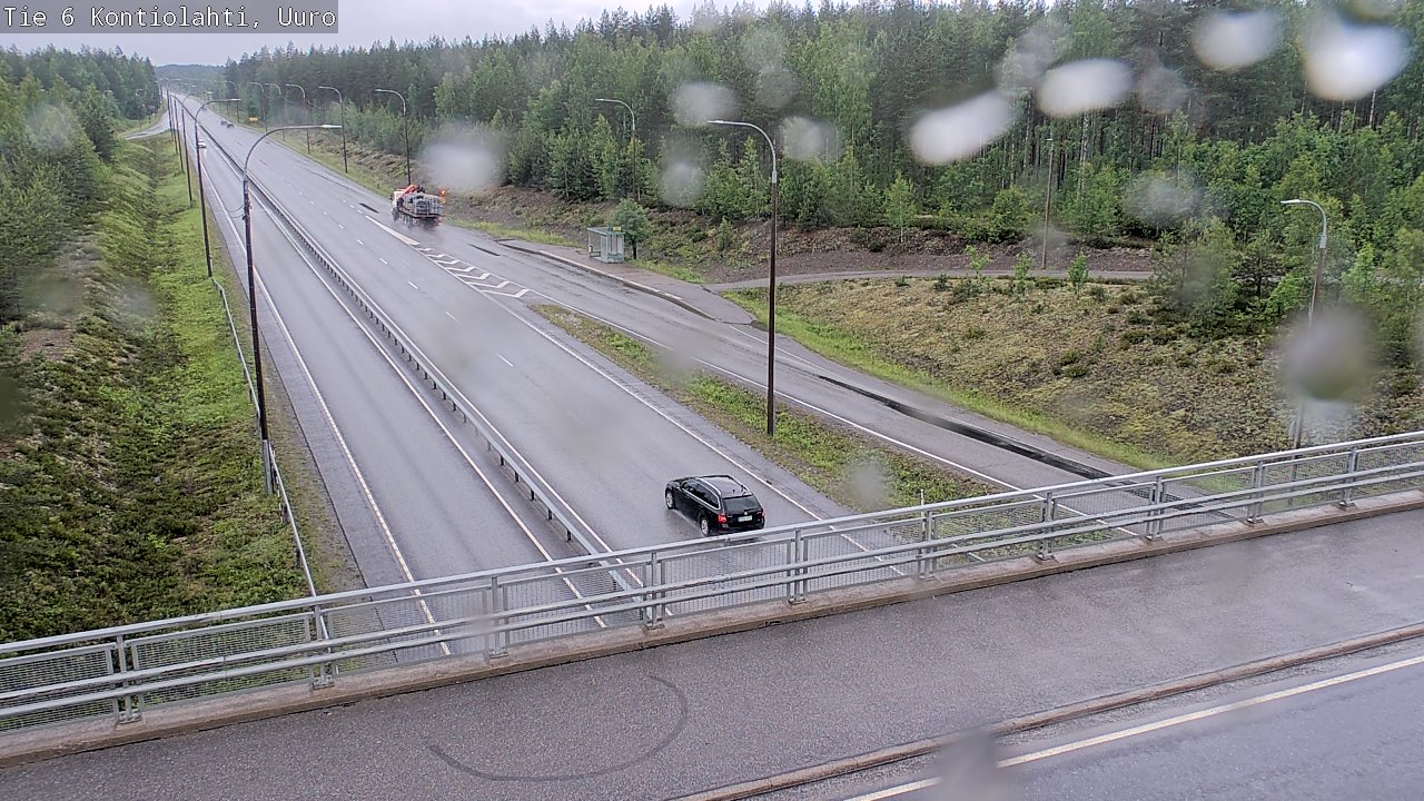 Weather Camera Image Väg 6 Kontiolax, Uuro, Kontiolahti, Pohjois-Karjala