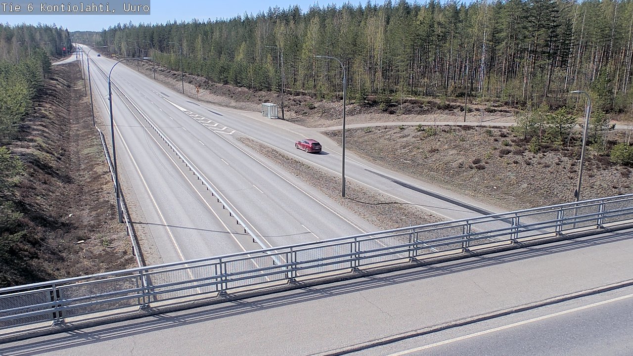 Kelikamerat Kuva Tie 6 Kontiolahti, Uuro, Kontiolahti, Pohjois-Karjala