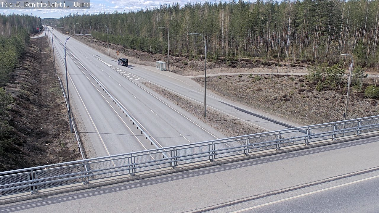 Kelikamerat Kuva Tie 6 Kontiolahti, Uuro, Kontiolahti, Pohjois-Karjala