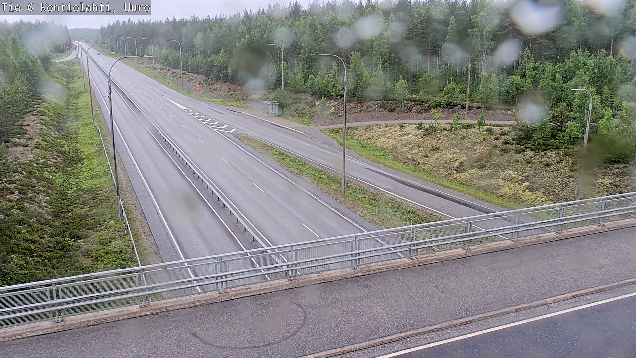 Kelikamerat Kuva Tie 6 Kontiolahti, Uuro, Kontiolahti, Pohjois-Karjala