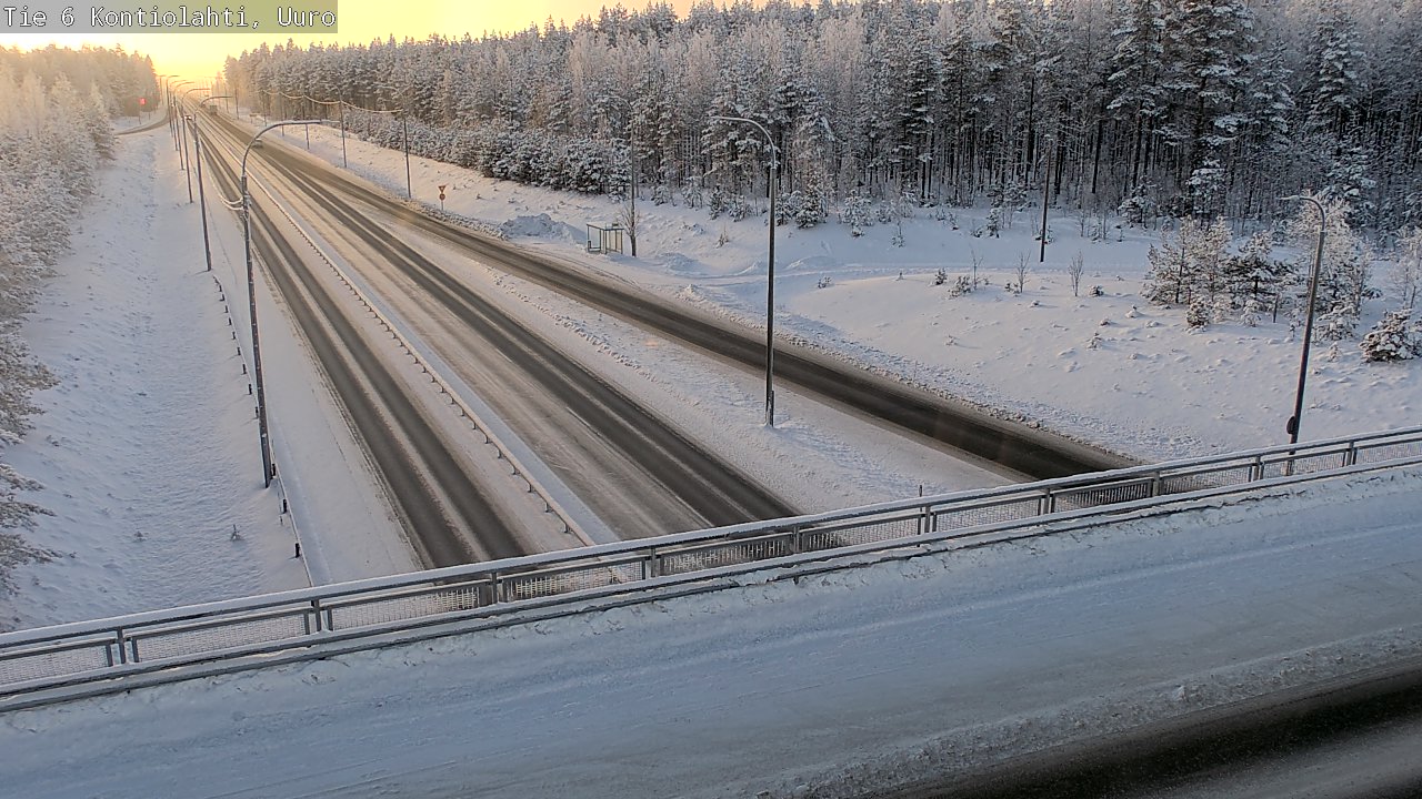 Kelikamerat Kuva Tie 6 Kontiolahti, Uuro, Kontiolahti, Pohjois-Karjala