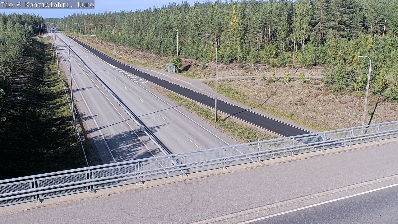 Kelikamerat Kuva Tie 6 Kontiolahti, Uuro, Kontiolahti, Pohjois-Karjala