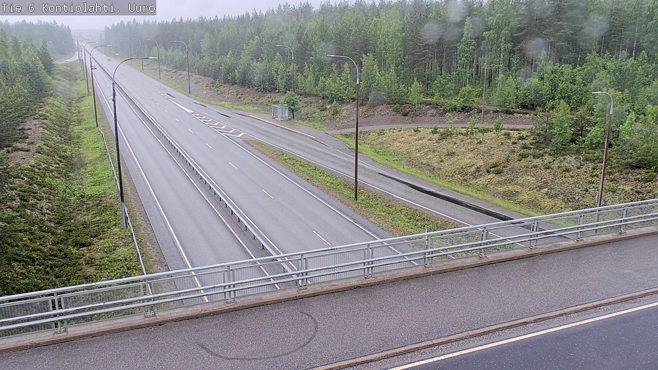 Weather Camera Image Väg 6 Kontiolax, Uuro, Kontiolahti, Pohjois-Karjala