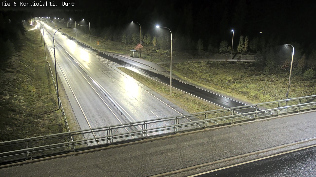 Weather Camera Image Väg 6 Kontiolax, Uuro, Kontiolahti, Pohjois-Karjala