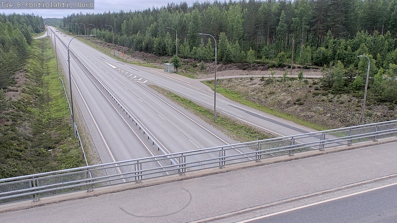 Kelikamerat Kuva Tie 6 Kontiolahti, Uuro, Kontiolahti, Pohjois-Karjala