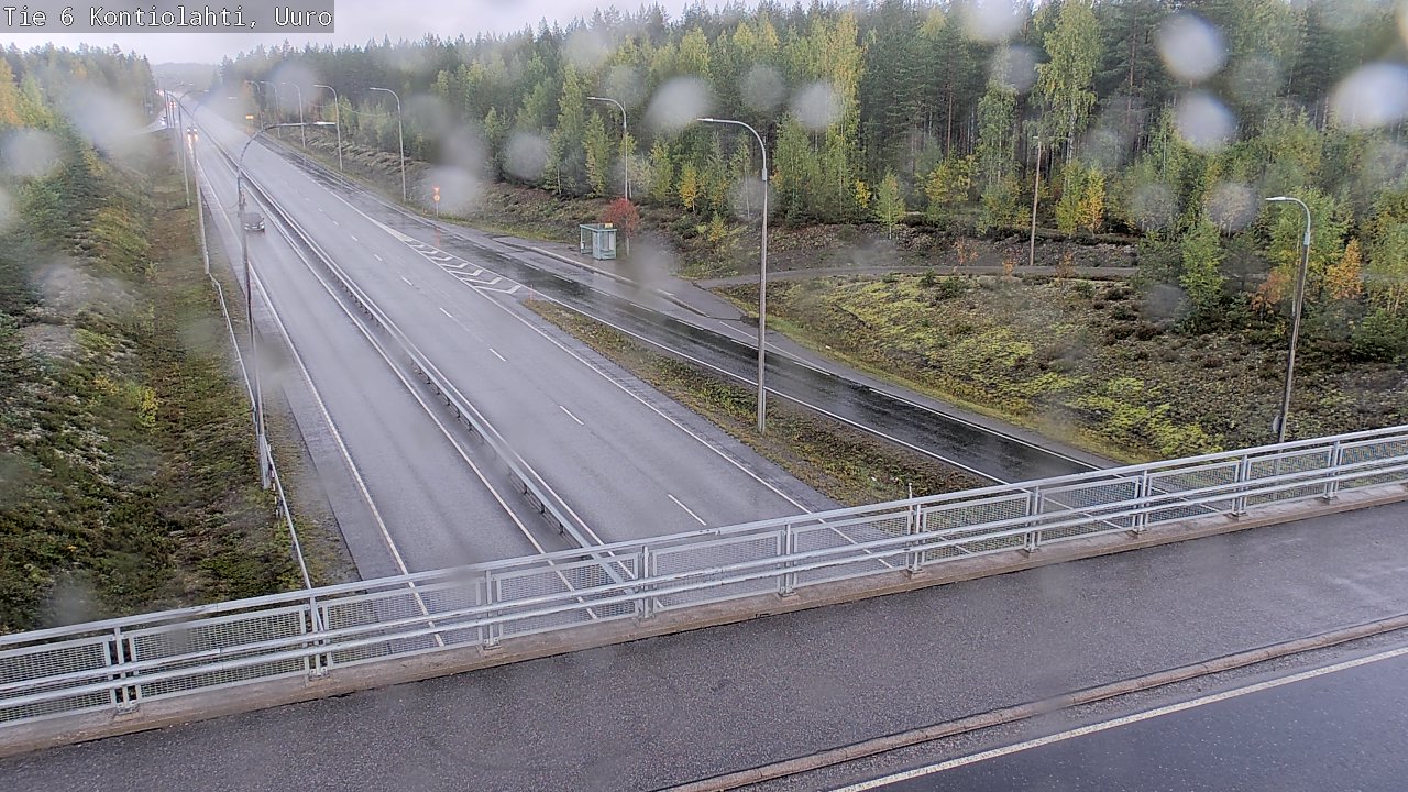 Weather Camera Image Väg 6 Kontiolax, Uuro, Kontiolahti, Pohjois-Karjala