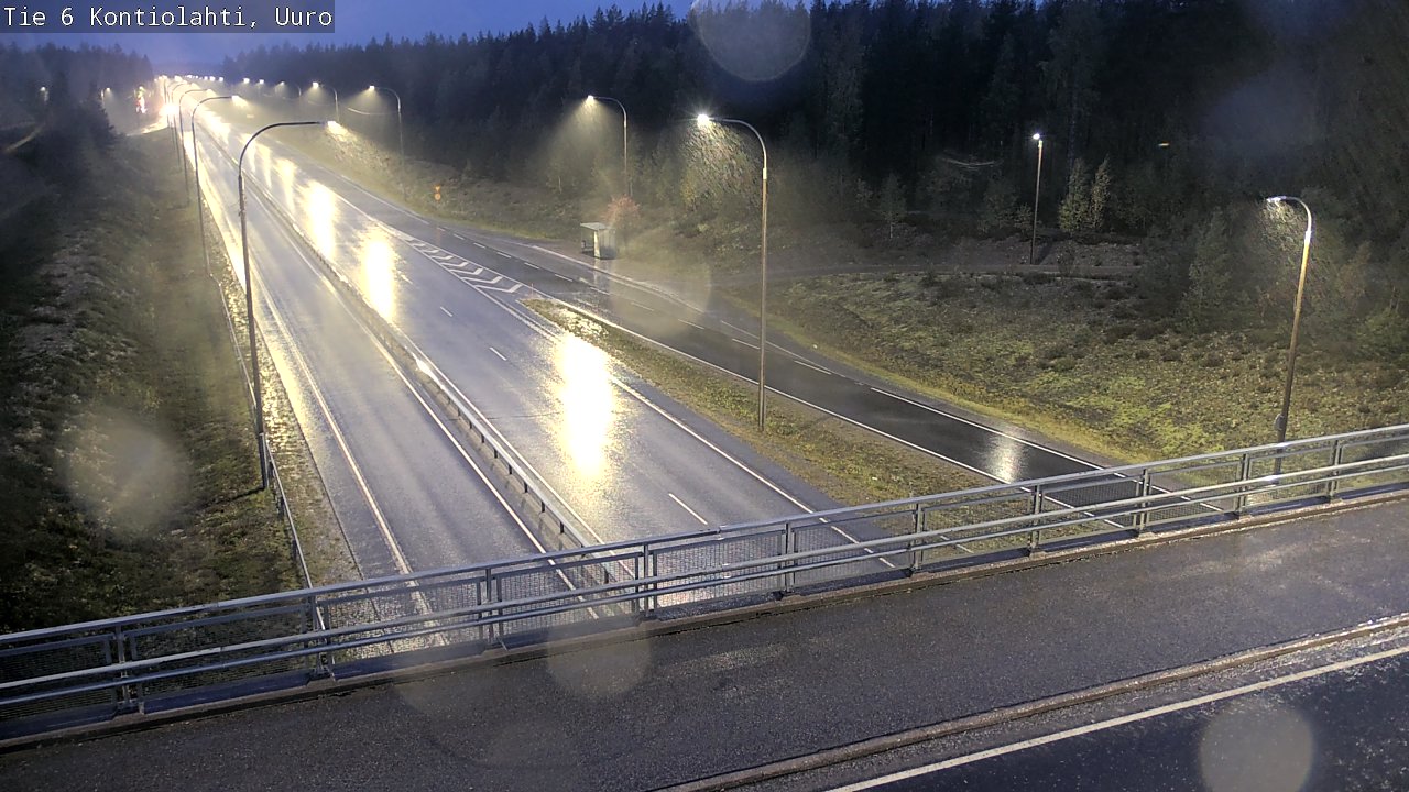 Weather Camera Image Väg 6 Kontiolax, Uuro, Kontiolahti, Pohjois-Karjala