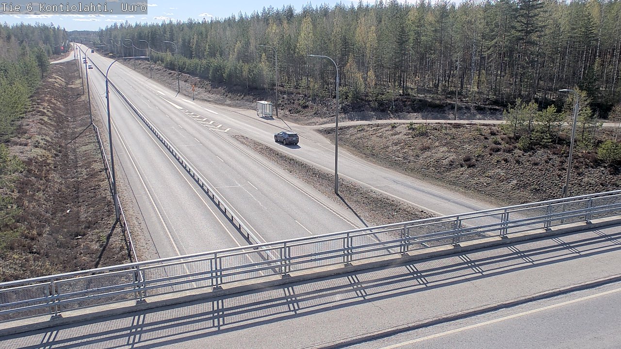 Kelikamerat Kuva Tie 6 Kontiolahti, Uuro, Kontiolahti, Pohjois-Karjala