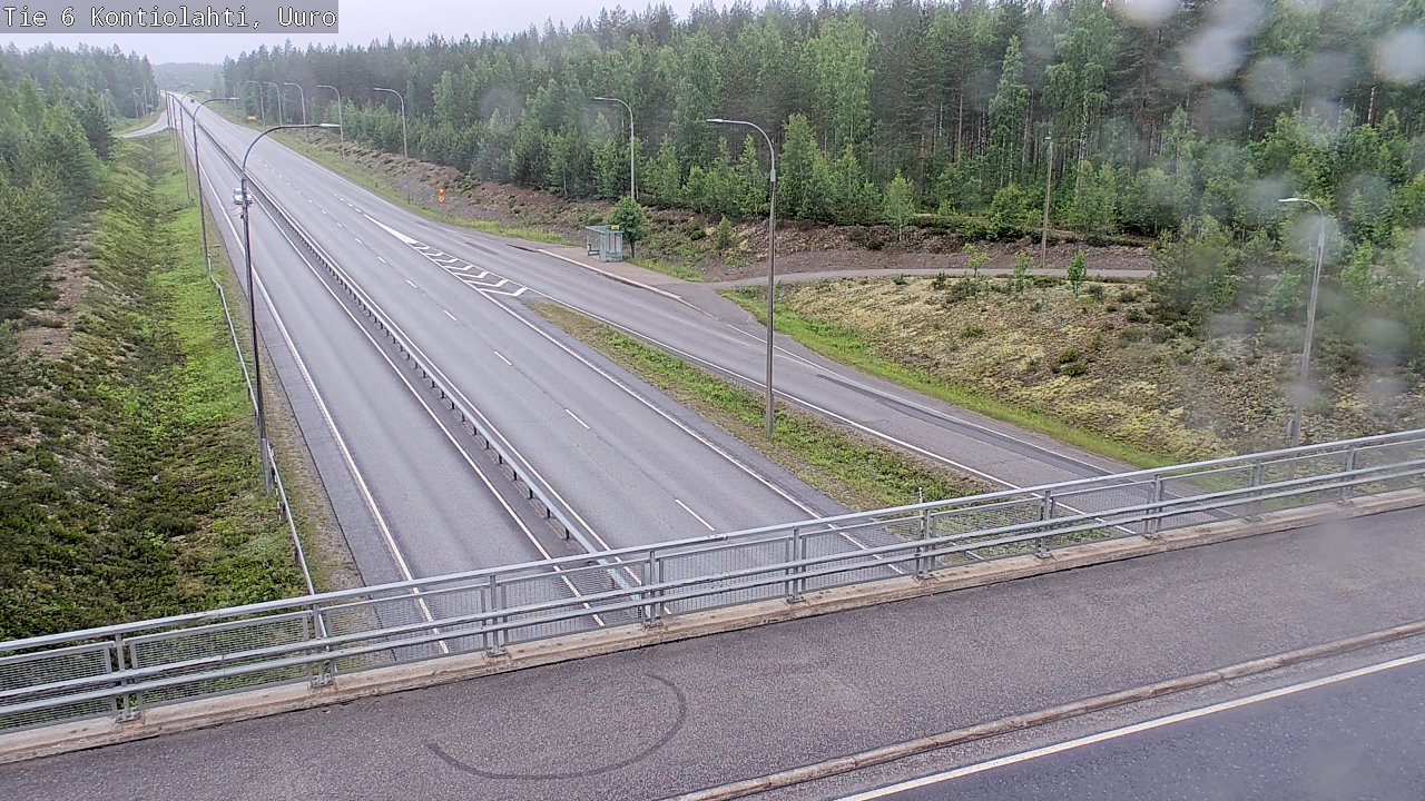 Kelikamerat Kuva Tie 6 Kontiolahti, Uuro, Kontiolahti, Pohjois-Karjala