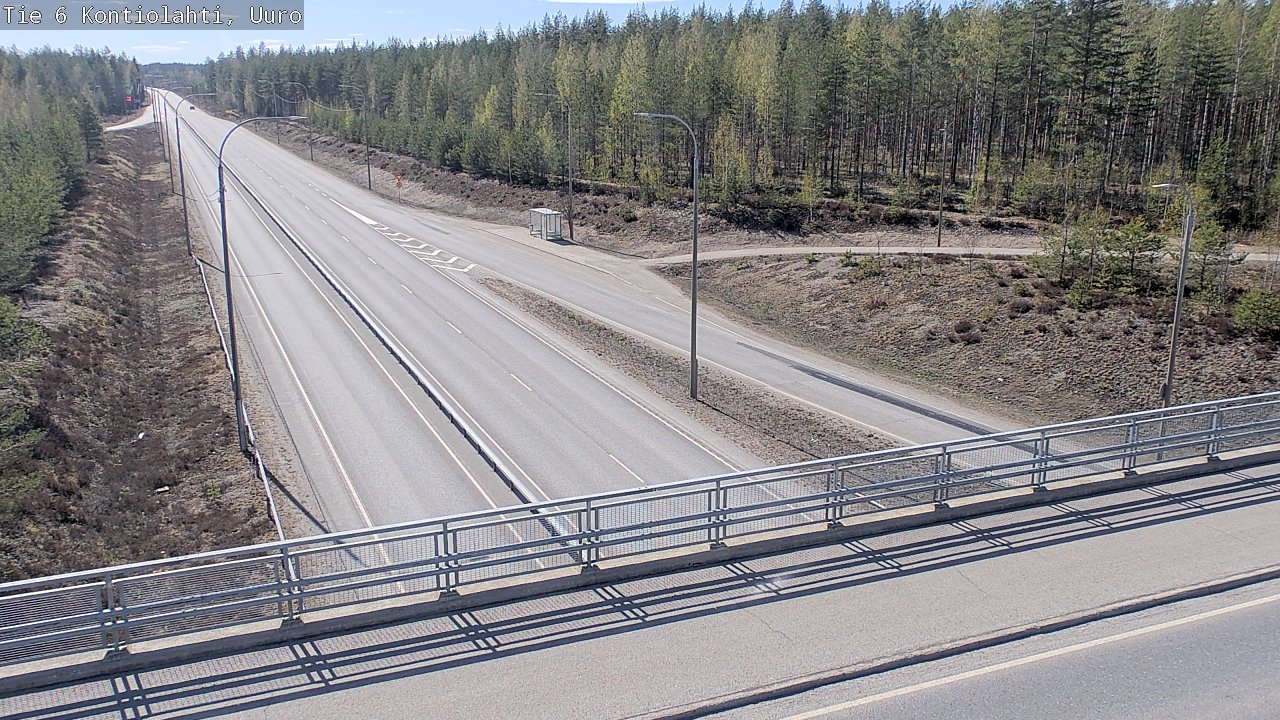 Kelikamerat Kuva Tie 6 Kontiolahti, Uuro, Kontiolahti, Pohjois-Karjala