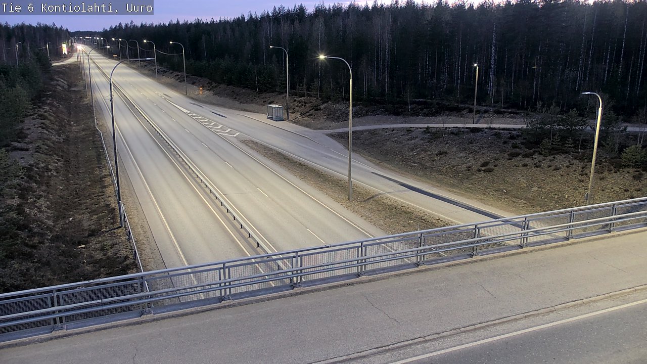 Kelikamerat Kuva Tie 6 Kontiolahti, Uuro, Kontiolahti, Pohjois-Karjala