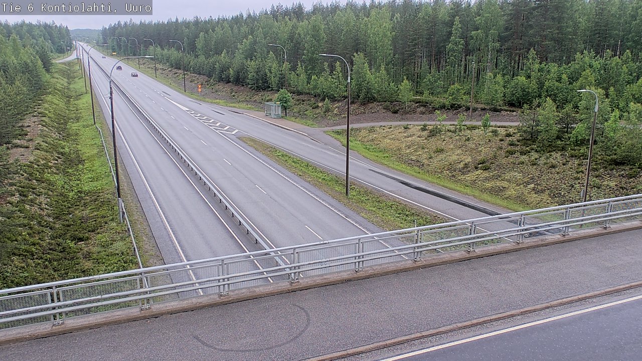 Kelikamerat Kuva Tie 6 Kontiolahti, Uuro, Kontiolahti, Pohjois-Karjala