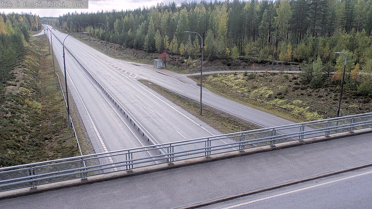 Weather Camera Image Väg 6 Kontiolax, Uuro, Kontiolahti, Pohjois-Karjala
